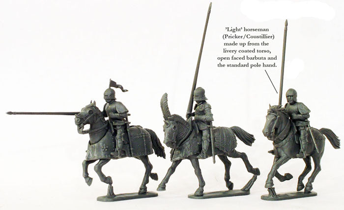 Mounted Men at Arms 1450-1500 - WR40- Perry Miniatures