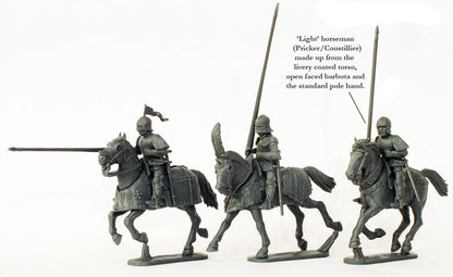 Mounted Men at Arms 1450-1500 - WR40- Perry Miniatures