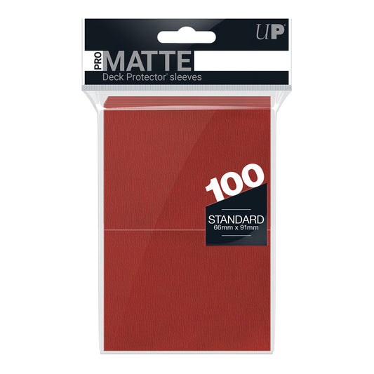 Red Matte Deck Protector Sleeves...