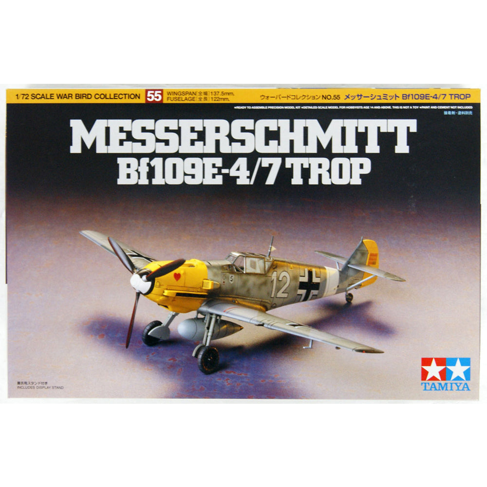 Messerschmitt Bf109E-4/7 War Bird - Tamiya (1/72) Scale Models