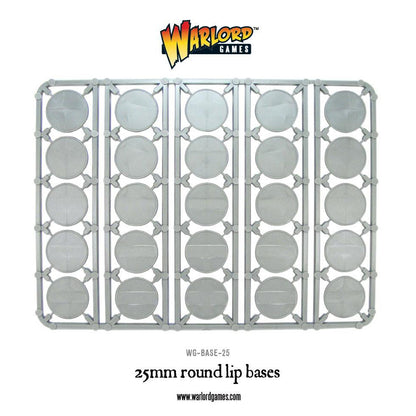 25mm Round Lipped Gaming Bases