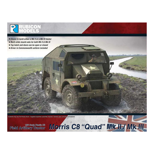 Morris C8 "Quad" MkII / MkIII - Rubicon 1/56 Scale Model