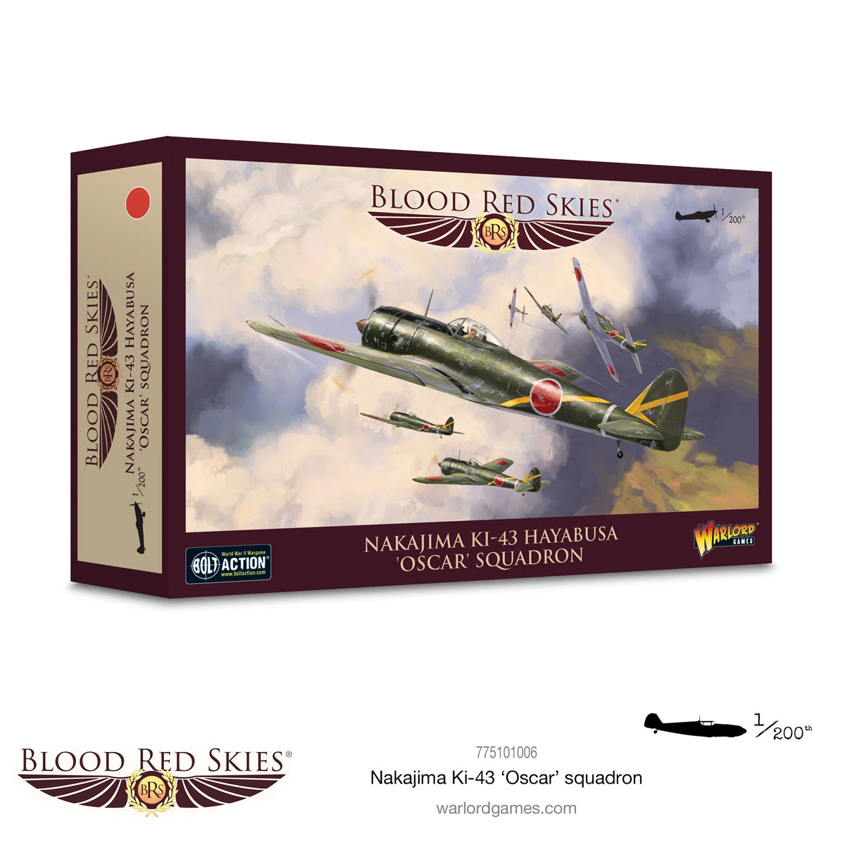 Nakajima Ki-43 II Hiyabusa Squadron - Blood Red Skies