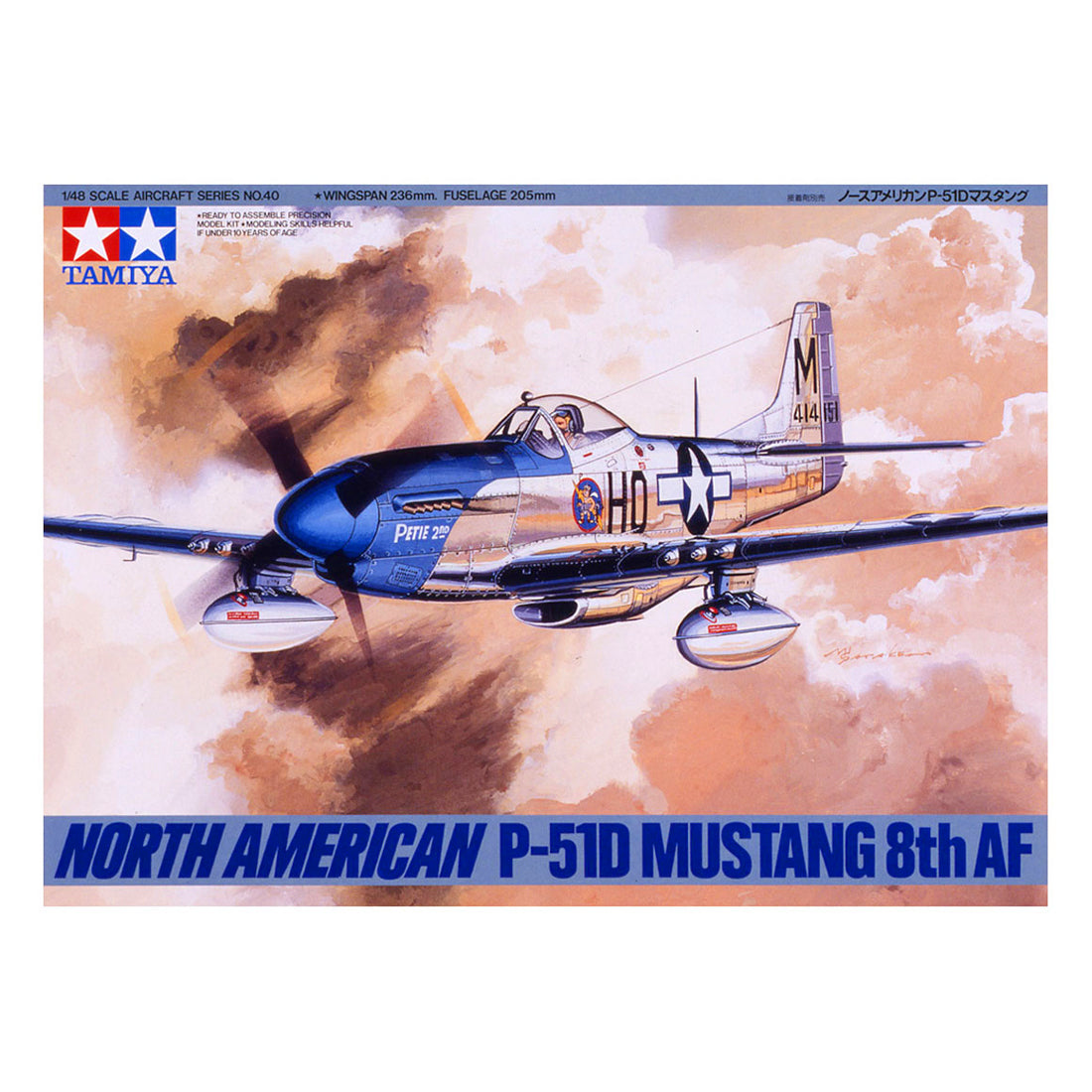 P-51D Mustang 8th AF - Tamiya (1/48) Scale Aircraft Models