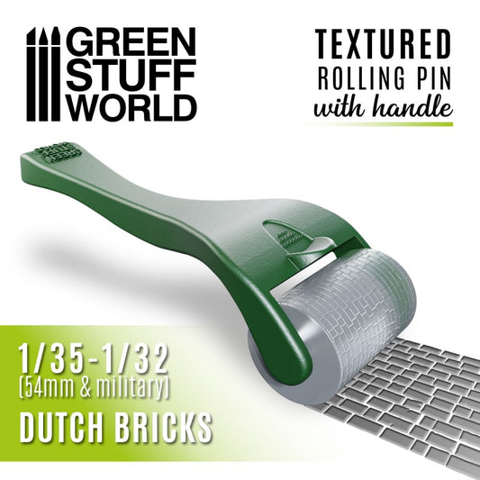 Dutch Bricks Textured Rolling Pi...