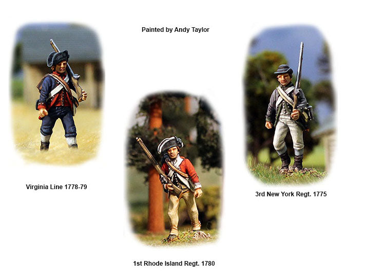 American War of Independence Continental Infantry 1776-1783 - AW250- Perry Miniatures