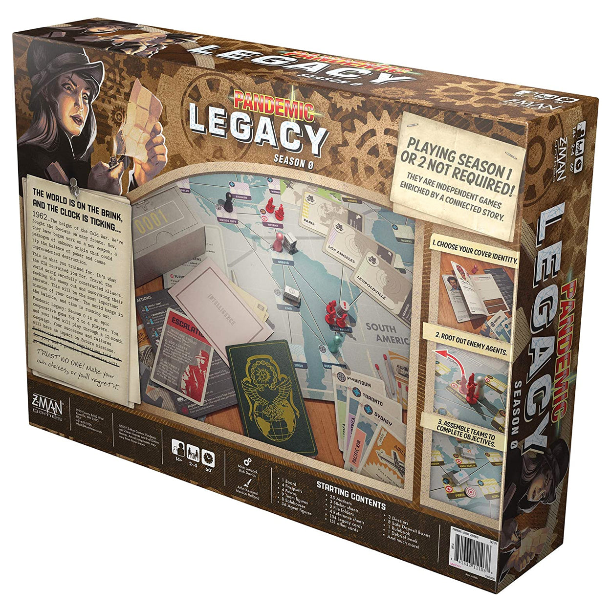 What's Inside Pandemic Legacy Season 0?