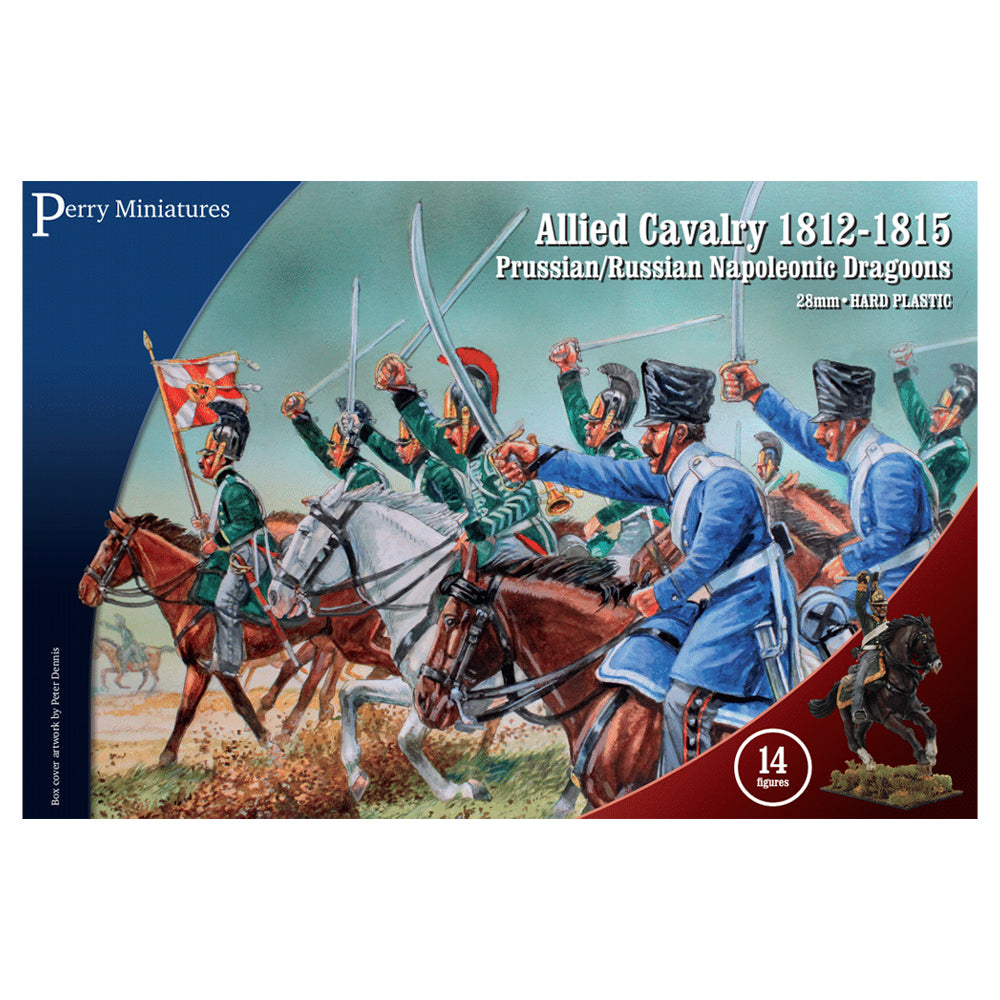 Allied Cavalry Prussian & Russian Napoleonic Dragoons - Perry Miniatures