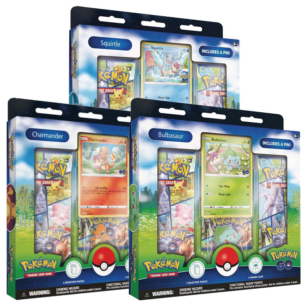 Pokémon Go Kanto Starter Pin Boxes