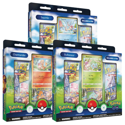 Pokémon Go Kanto Starter Pin Boxes