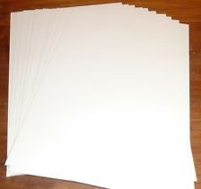 White Plastic Card for Model Mak...