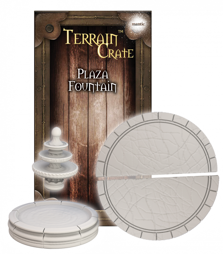 Mantic Games Terrain Crate Plaza Fountain