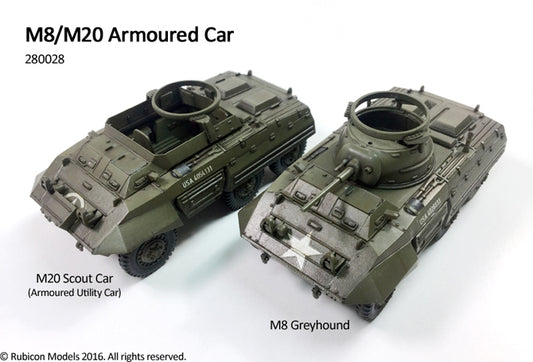 M8 / M20 Armoured Car - USA (Rub...