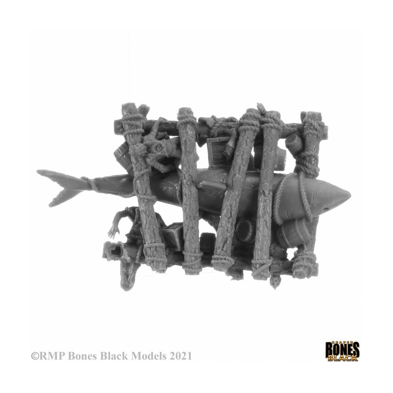 Raft of the Damned - Bones Black RPG Miniatures