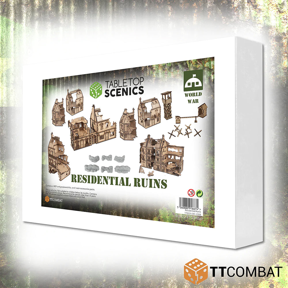 Residential Ruins Tabletop Scenics Bundle