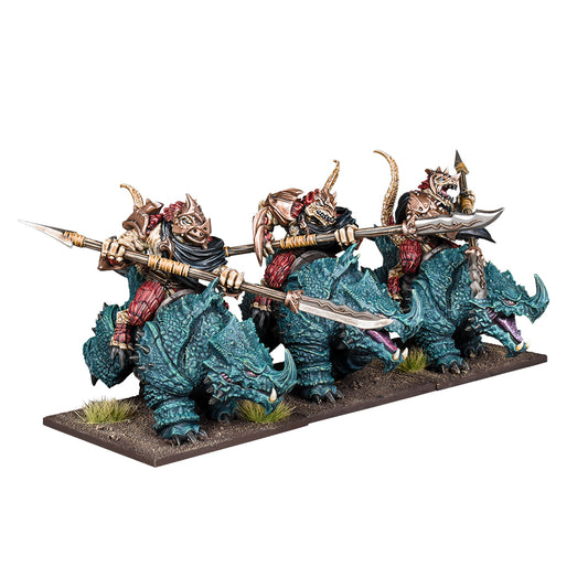 Salamander Rhinosaur Cavalry Regiment - Kings Of War