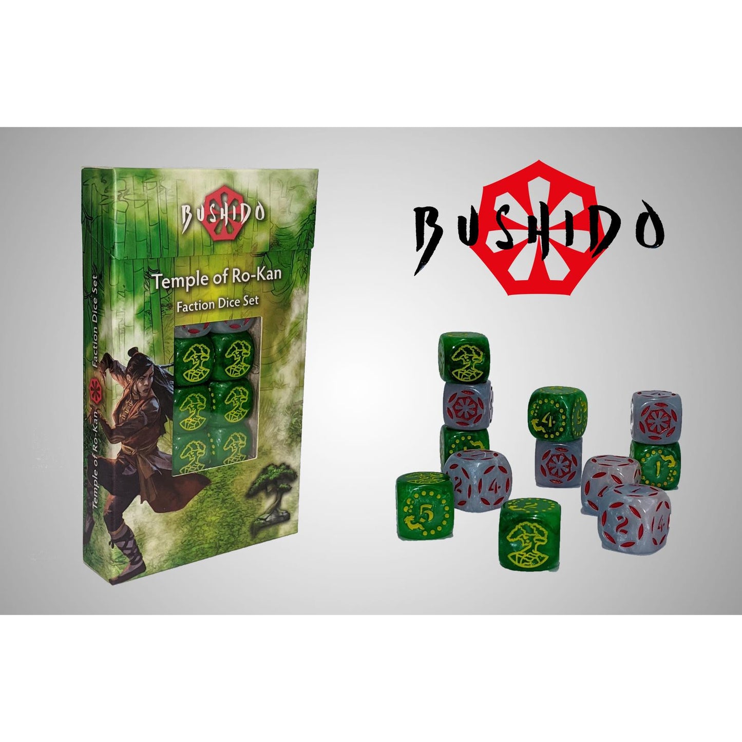 Temple of Ro-Kan Faction Dice Set Bushido