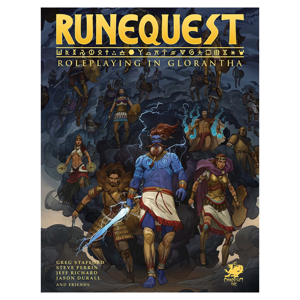 Runequest Roleplaying In Glorantha Hardback Book