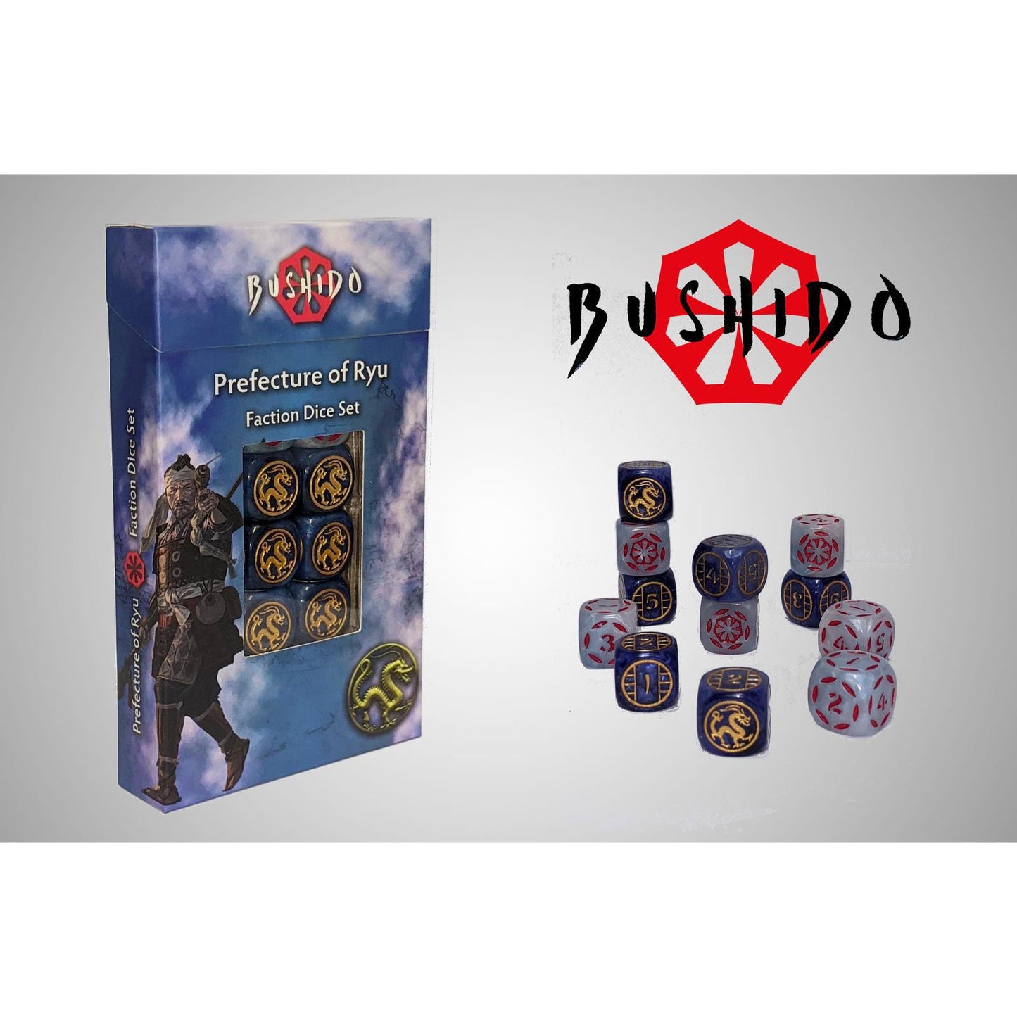 Prefecture of Ryu Faction Dice Set Bushido