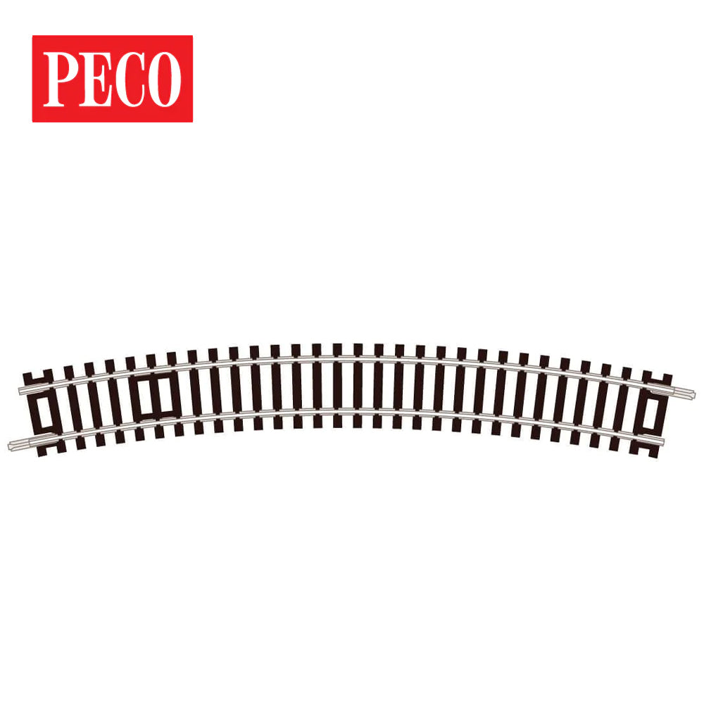 PECO Standard 3rd Radius Curve ST-16 - N Gauge