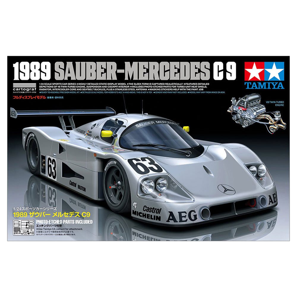 1989 Sauber-Mercedes C9 - Tamiya 1/24 Scale Model Kit