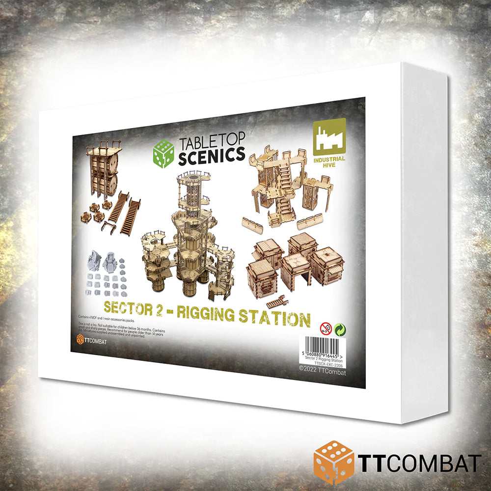 Sector 2 Rigging Station Tabletop Scenics Bundle