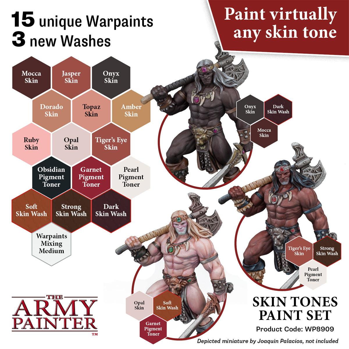 What's Inside The Army Painter's Skin Tone Paint Set