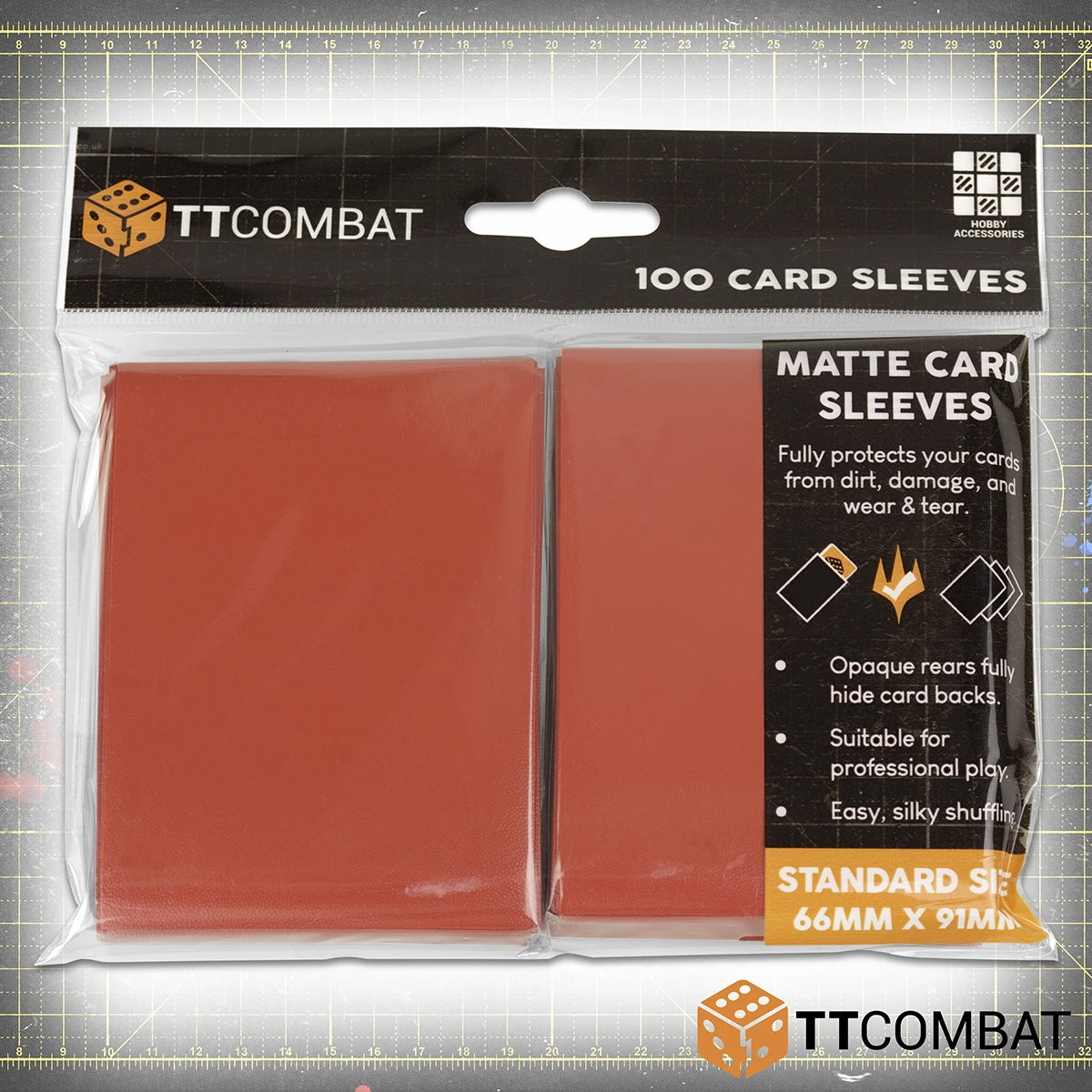 100 Pack Red TCG Sleeves