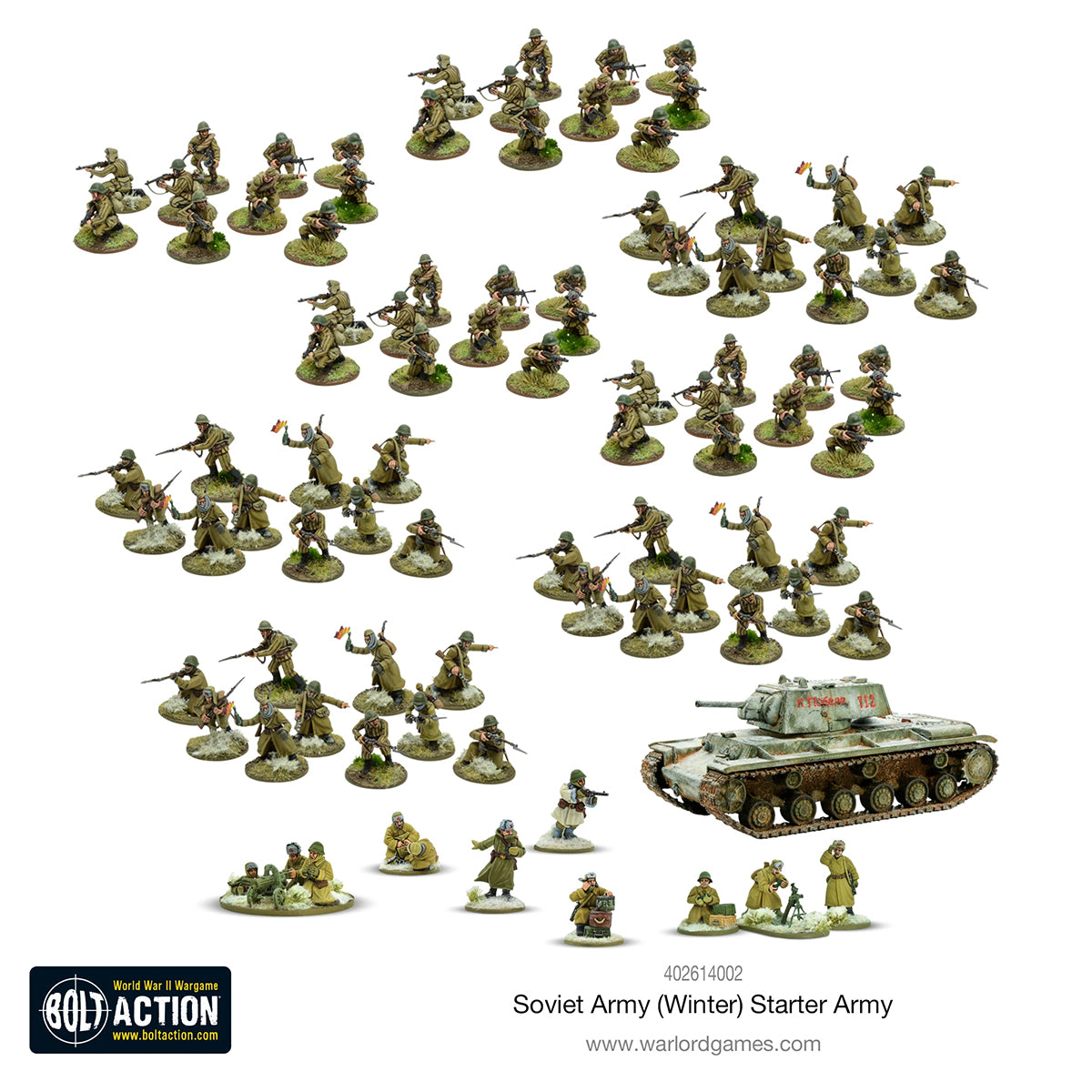 What's Inside the Bolt Action Soviet Army (Winter) Starter Set?