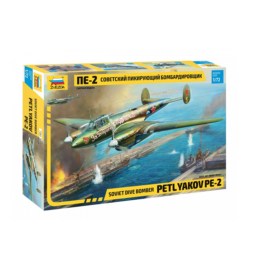 Soviet Dive Bomber 1/72 Petl Yakov PE-2 Model Kit