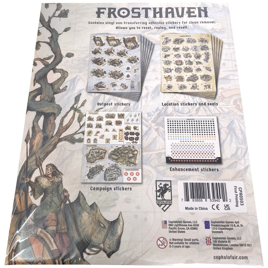 Frosthaven Removable Sticker Set