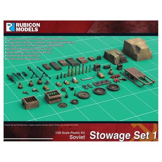 Soviet Stowage Set 1 Accessories (Rubicon 1/56 Kit)