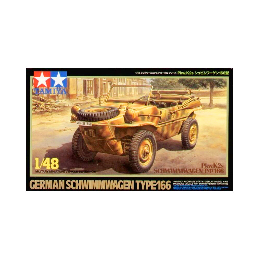 German Schwimmwagen Type 166 - Tamiya 1/48 Scale Model