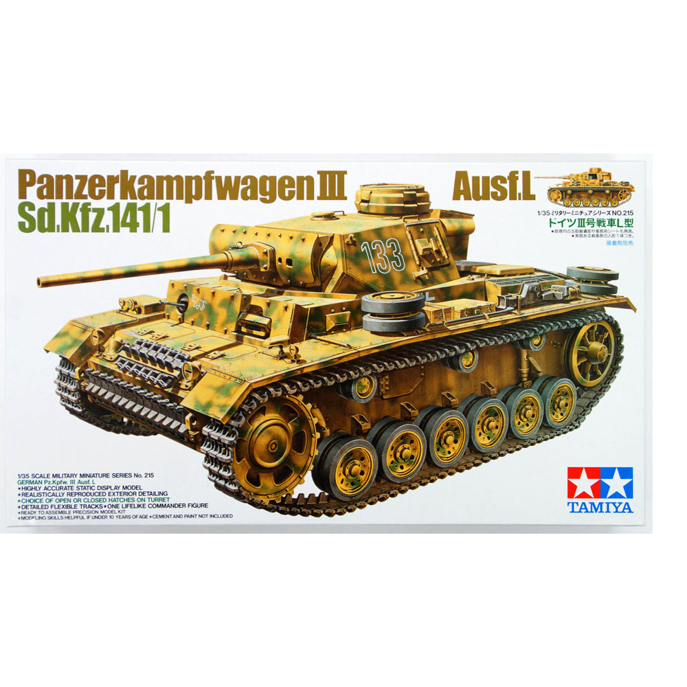 Panzerkampfwagen III Ausf.L Sd.Kfz.141/1 - Tamiya 1/35 Scale