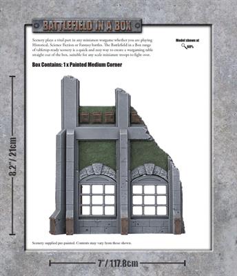 Battlefield In A Box - Gothic Industrial Medium Corner 