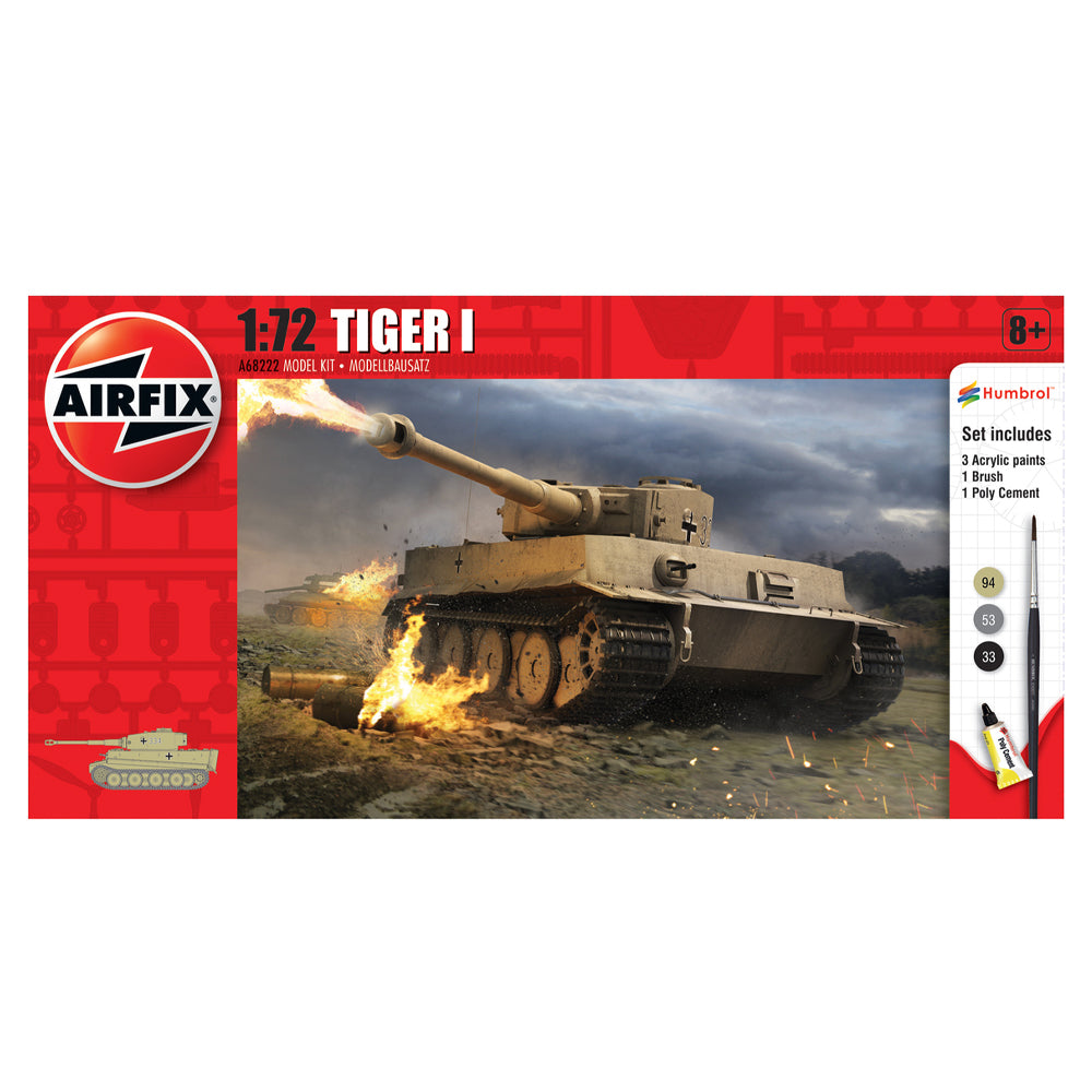 Airfix Tiger I Tank Scale Model Starter Set