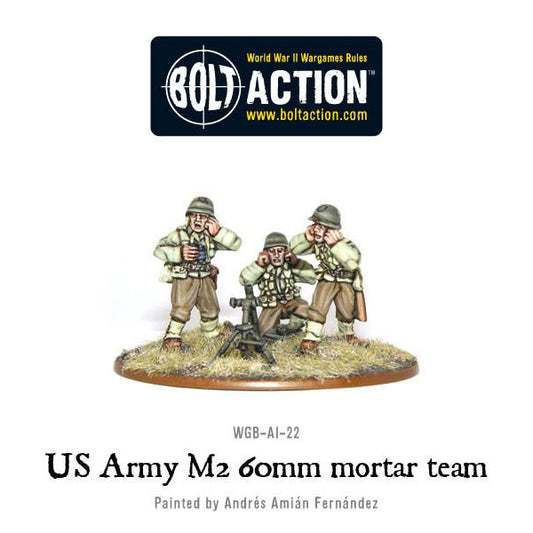 US Army 60mm Light Mortar Team B...