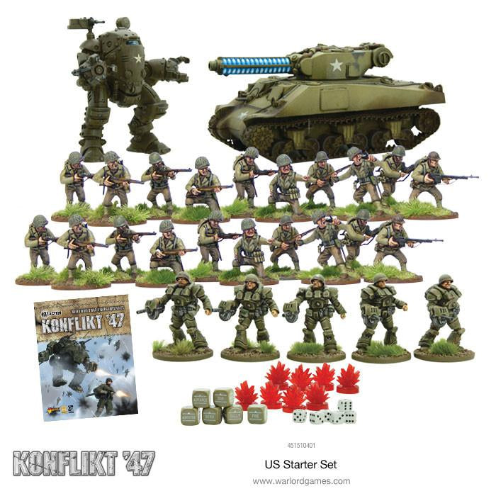 What's inside the US Army Starter Set for Konflikt 47?