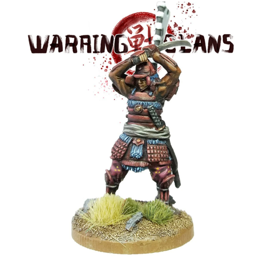 Samurai With Katana Raised - SAM008 - Warring Clans