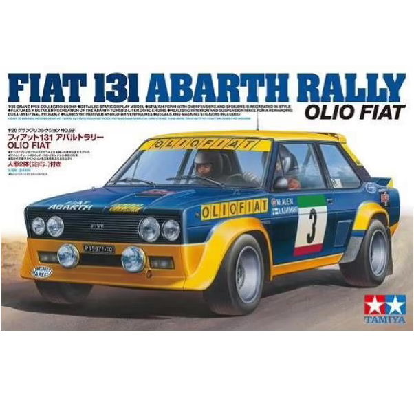 Fiat 131 Abarth Rally Olio Fiat -1:20 - Tamiya - 20069