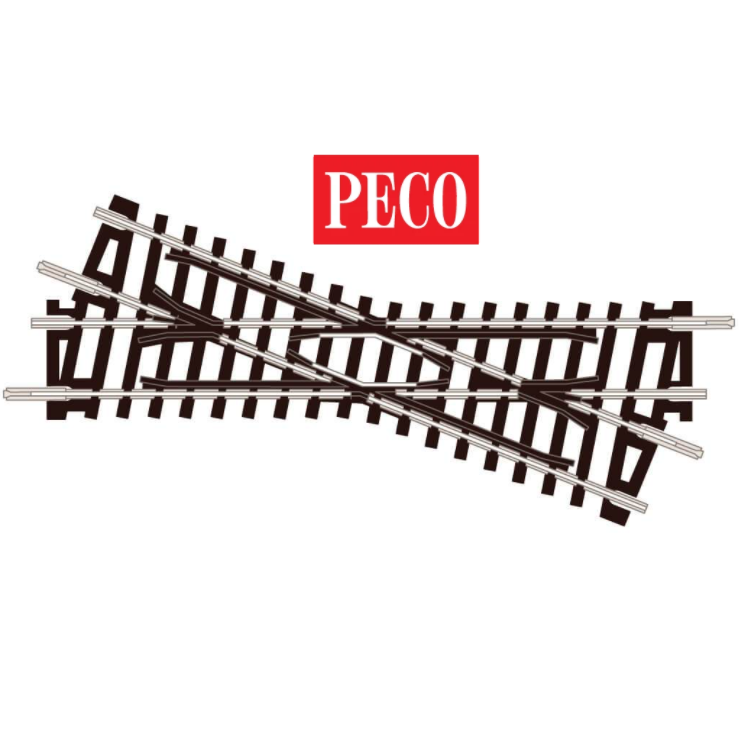 PECO - Left Hand Crossing Short - ST-51- N Gauge