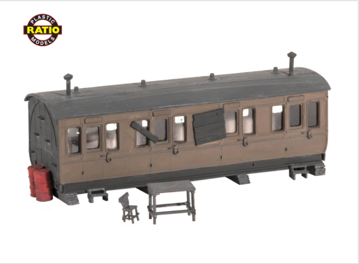 Peco - Grounded Coach Body- OO/HO Gauge - 501