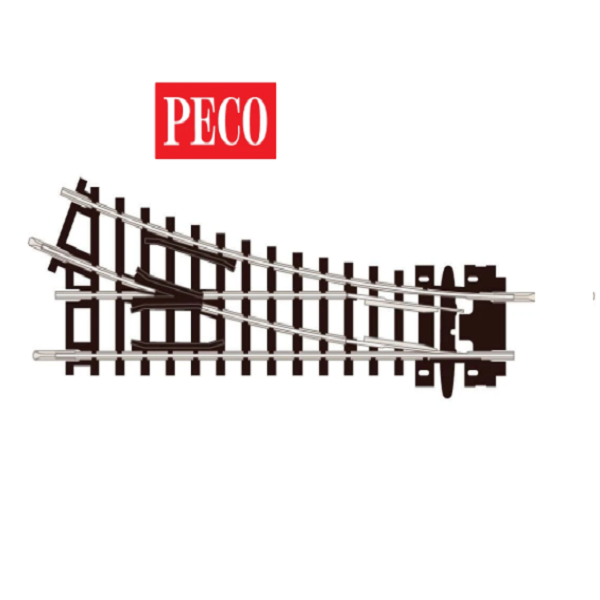 PECO - Right Hand Turnout, 1st Radius, ST-5 - N Gauge