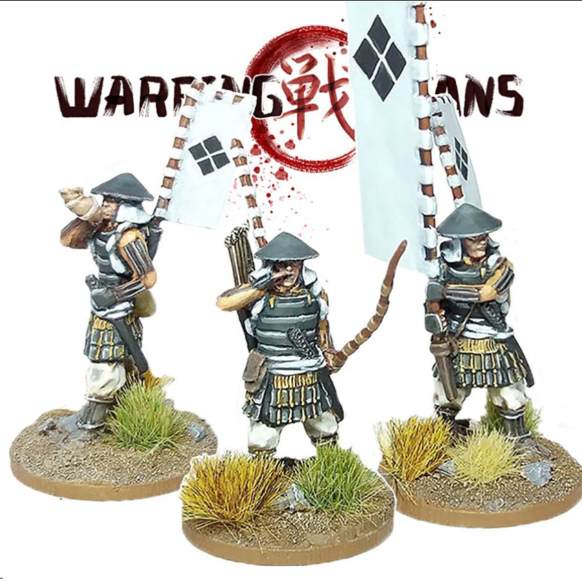 Ashigaru with Yumi (bow) Command - SAM001 - Warring Clans