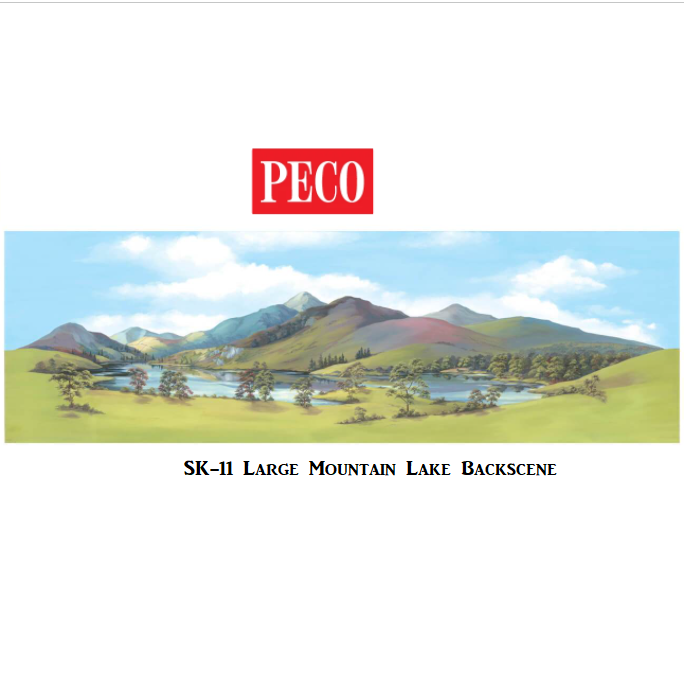 Large Mountain Lake Backscene - PECO - SK11