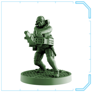 Vasquez Miniature - Aliens - Another Glorious Day In The Corps Board Game