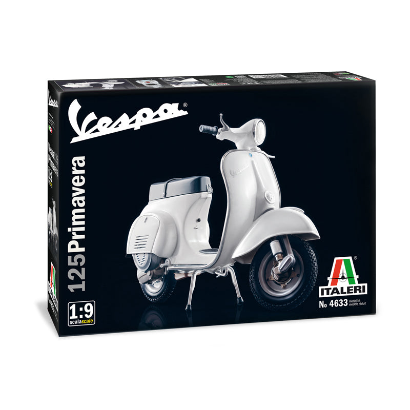 Vespa 125 Primavera - Italeri 1:9 Scale Model Kit