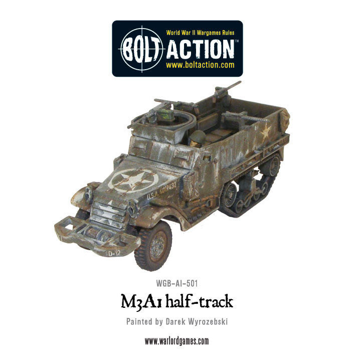 M3A1 Half-track - USA (Bolt Action) :www.mightylancergames.co.uk