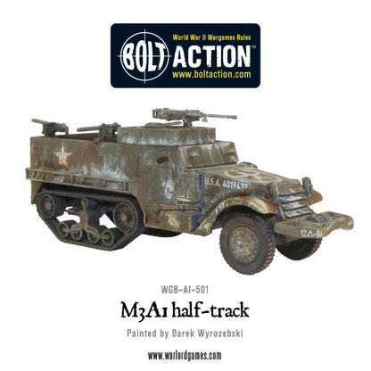 M3A1 Half-track - USA (Bolt Action) :www.mightylancergames.co.uk