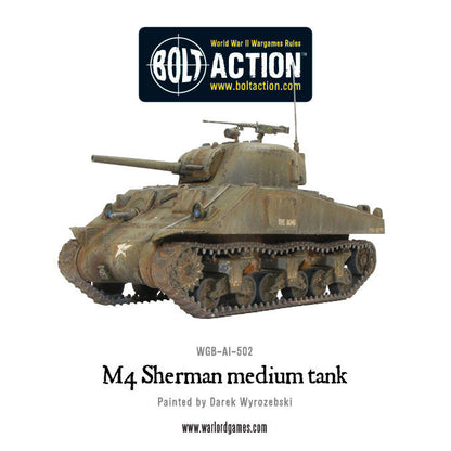 M4 Sherman Medium Tank - USA/British (Bolt Action) :www.mightylancergames.co.uk